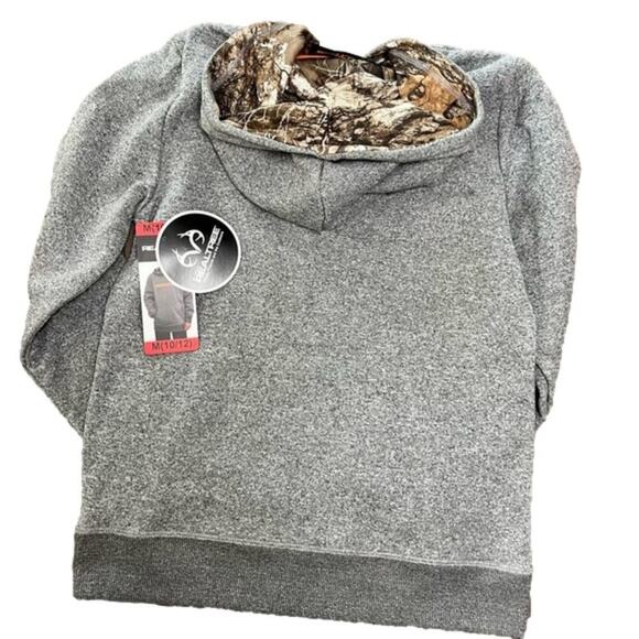 Realtree Boys Hoodie Sweatshirt Camouflage Hunting Size Medium NWT - Picture 2 of 7